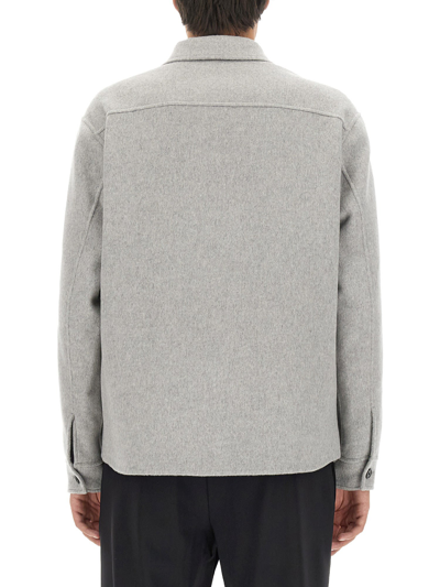 Theory Wool Jacket In Grigio