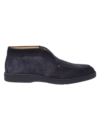 Shop Santoni Boneless Men Shoes In Blue