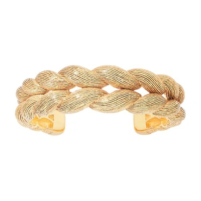 Shop Aurelie Bidermann Grisell Bracelet In Gold