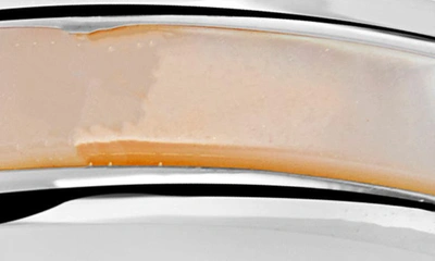 Sterling Forever Mishel Mother-of-pearl Band Ring In Silver