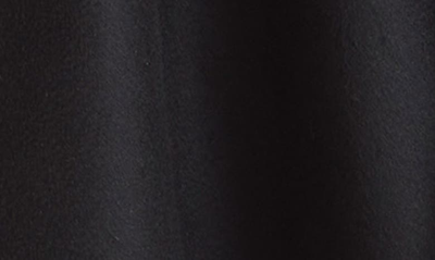 Shop Sofia Cashmere Leather Trim Reversible Cashmere Cape In Black/ Black