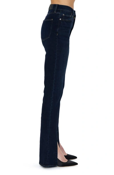 Shop Pistola Colleen Slit Hem High Waist Slim Bootcut Jeans In Harrow