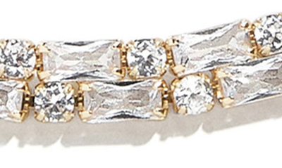 Shop Baublebar Cubic Zirconia Choker Necklace In Gold