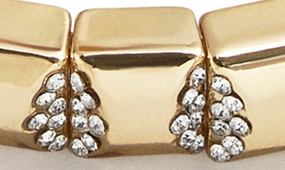 Shop Baublebar Pavé Crystal Stretch Bracelet In Gold
