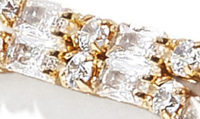Shop Baublebar Crystal Split Y-necklace In Gold