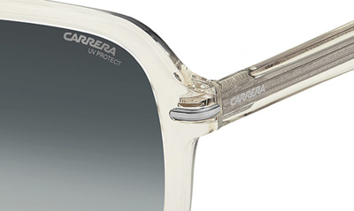 Shop Carrera Eyewear 55mm Gradient Square Sunglasses In Yellow/ Green Shaded