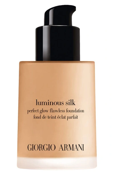 Shop Armani Beauty Luminous Silk Natural Glow Foundation, 0.6 oz In 5.2 Light-medium/peach