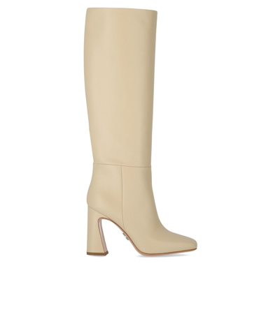 Shop Sergio Levantesi Viola Cream High Boot In White