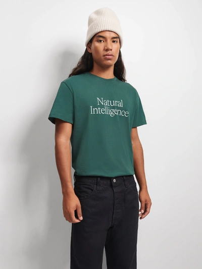 Shop Pangaia 365 Natural Intelligence T-shirt In Foliage Green