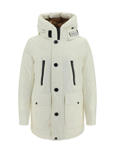 Shop Woolrich Ramar Down Jacket In Arctic White