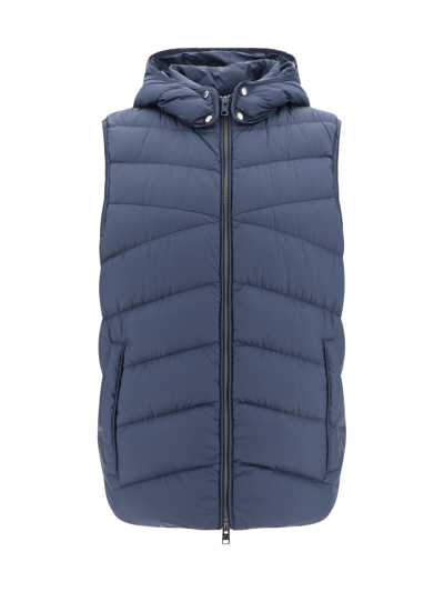Shop Woolrich Sundance Down Vest In Melograno Giallo Placee