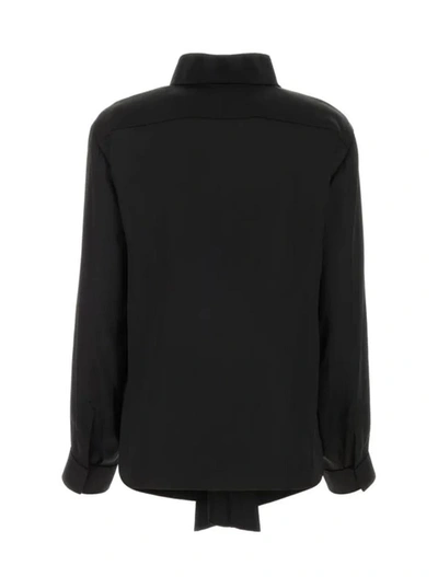 Shop Giorgio Armani Shirts Black