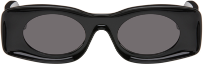 Shop Loewe Black Paula's Ibiza Original Sunglasses In 01a Shiny Black