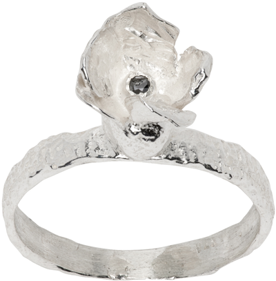 Shop Elhanati Silver Conie Vallese Edition Jardín Tulip Ring In 925 Silver