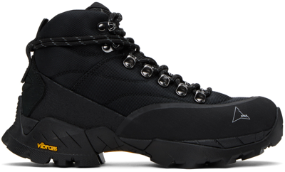 Shop Roa Black Andreas Strap Boots In 001 Black