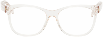 Shop Givenchy Pink Square Glasses In Shiny Pink