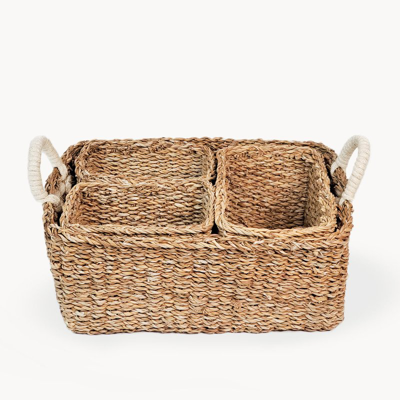 Shop Korissa Savar Everything Basket In Brown