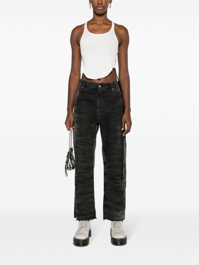Shop Rick Owens Drkshdw Basic Tank Cropped In White