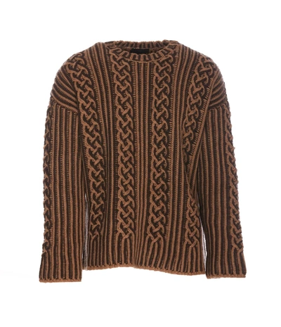 Shop Alanui Sweaters In Brown