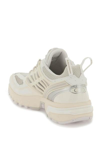 Salomon Breathable Mesh Sneakers With Durable Rubber Sole In White