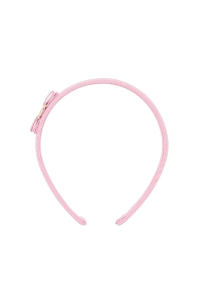 Shop Ferragamo Vara Bow Headband In Pink