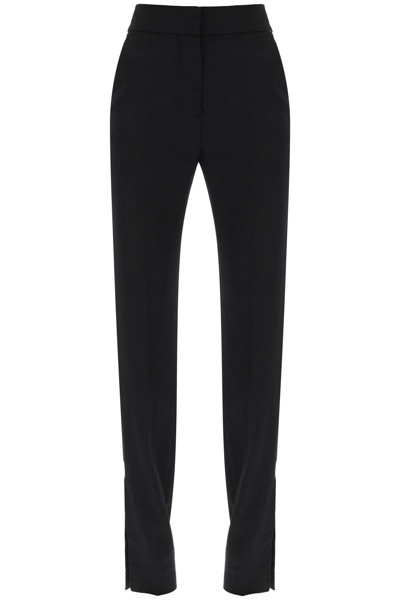 Shop Jacquemus 'le Pantalon Tibau' Slit Pants In Black