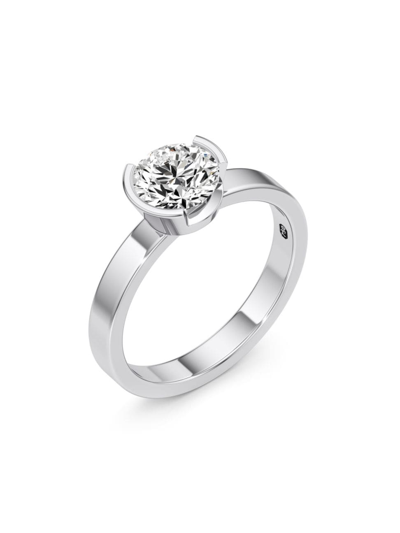 Shop Unsaid Women's Meta 18k White Gold & 1.00 Tcw Lab-grown Diamond Solitaire Ring
