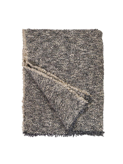 Shop Pom Pom At Home Brentwood Throw Blanket In Steel Blue