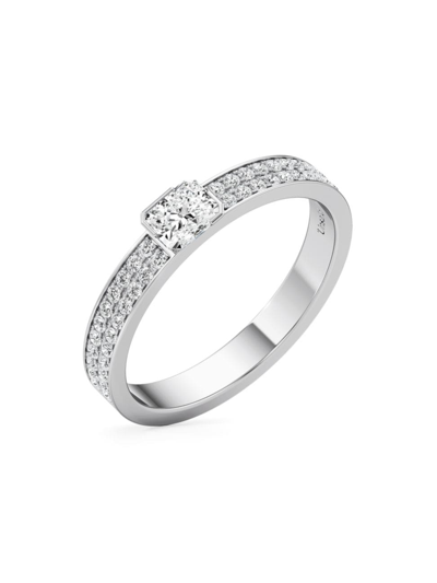 Shop Unsaid Women's Meta 18k White Gold & 0.83 Tcw Lab-grown Diamond Ring