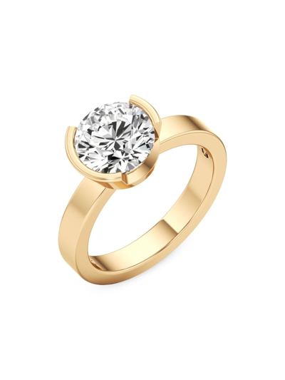 Shop Unsaid Women's Meta 18k Yellow Gold & 2.00 Tcw Lab-grown Diamond Solitaire Ring