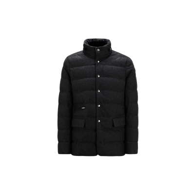 Shop Moncler Collection Yathkyed Short Down Jacket Black