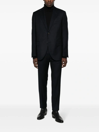Shop Corneliani Suit In Black