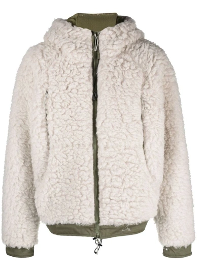 Shop Roa Heavy Furry Jacket In Ice