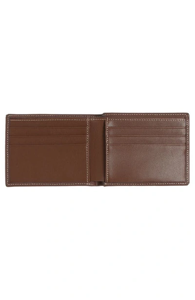 Shop Original Penguin Leather Wallet & Card Tool Set In Tan