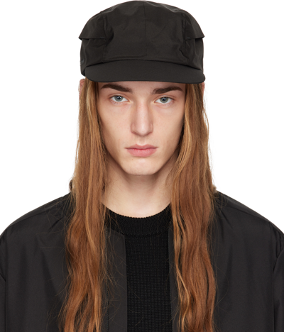 Shop Norse Projects Arktisk Black 3-layer 4-panel Cap