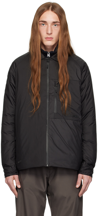 Norse Projects Arktisk Black Midlayer Shirt In Black