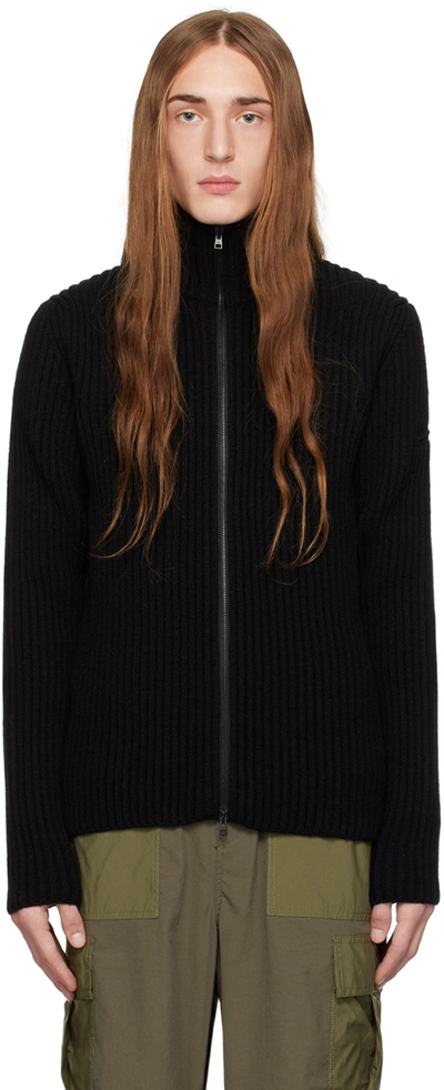 Norse Projects Arktisk Black Hybrid Sweater In Black