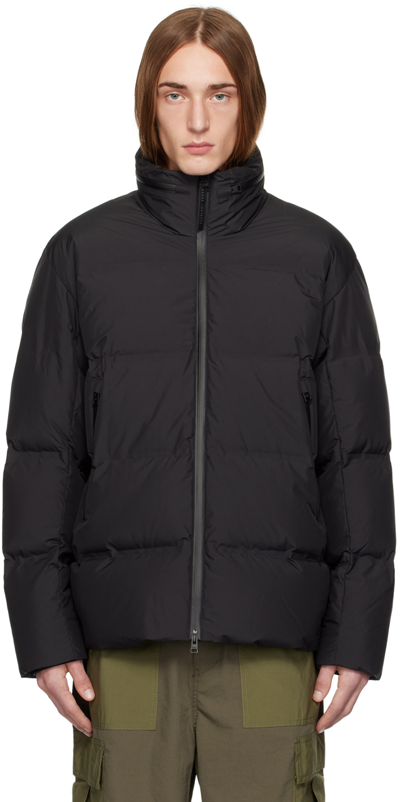 Norse Projects Arktisk Black Stand Collar Down Jacket In Black