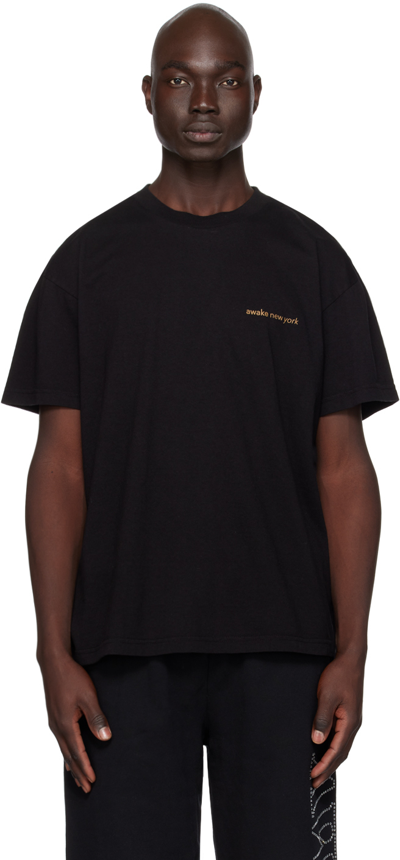 Shop Awake Ny Black Printed T-shirt