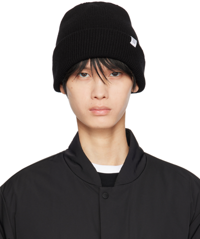 Shop Norse Projects Black Rib Beanie