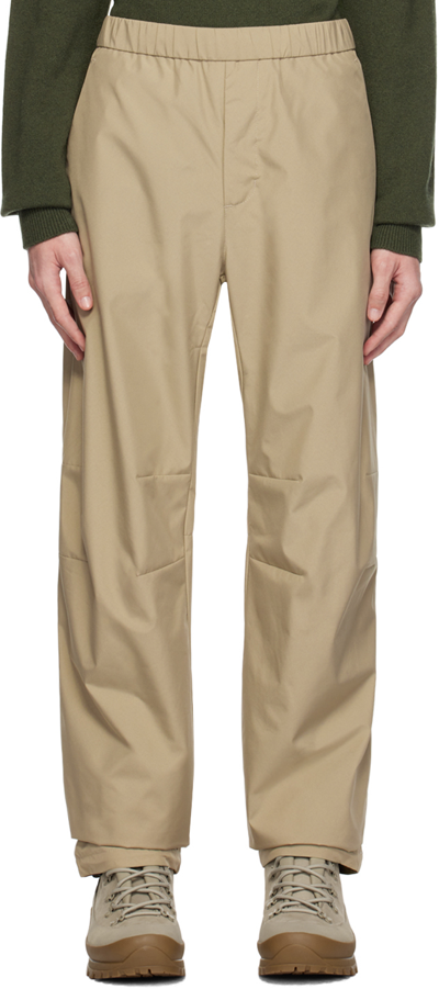 Shop Norse Projects Beige Alvar Trousers In Sand