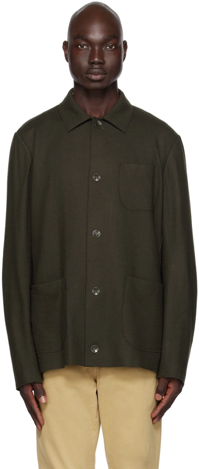 Shop Rag & Bone Khaki Evan Jacket In Army