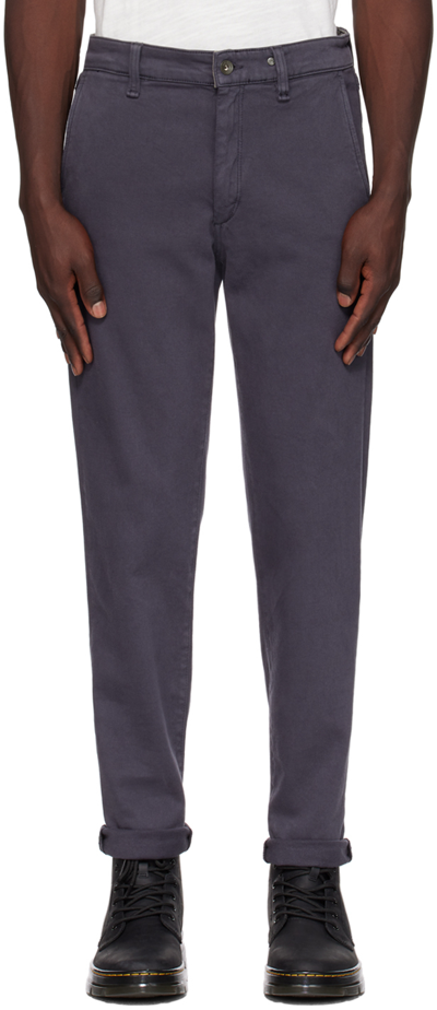 Shop Rag & Bone Navy Fit 2 Trousers In Ink Blue