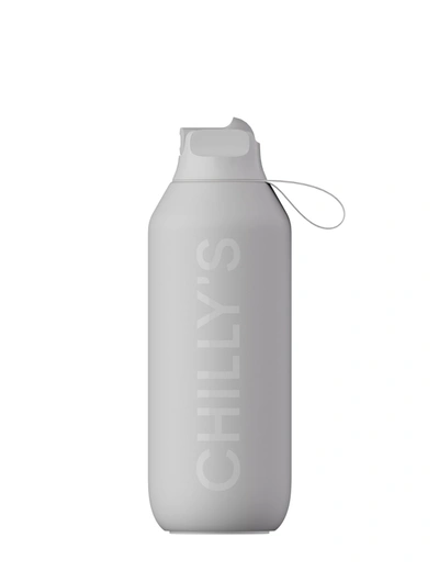 Shop Chilly's Series 2 Flip Water Bottle 500ml In Grey