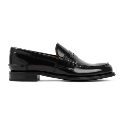 Shop Church's Pembrey Loafers Shoes In Black