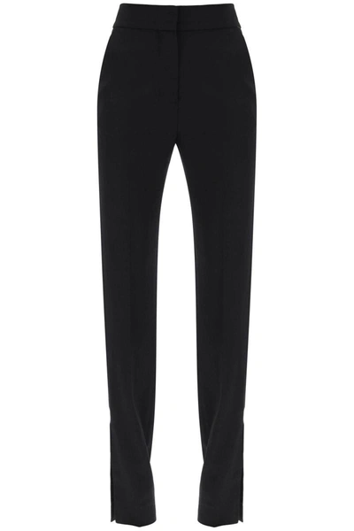 Shop Jacquemus 'le Pantalon Tibau' Slit Pants In Black