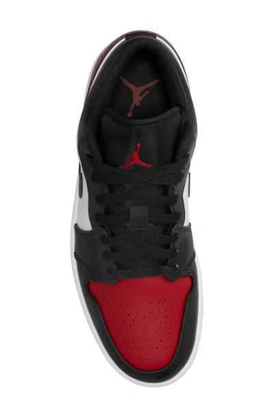 Shop Jordan Air  1 Low Sneaker In White/ Black/ Varsity Red