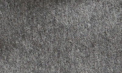 Shop Vince Milled Fringe Trim Merino Wool Wrap In Medium Heather Grey