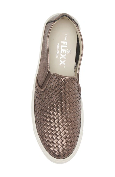 The Flexx Women's Sneak Name Sneakers In Canna Di Fucile Leather In C Fucile