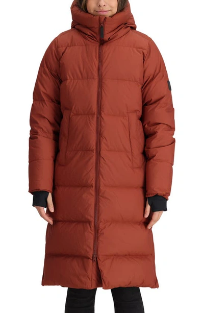 Shop Outdoor Research Coze 700 Fill Power Down Parka In Brick